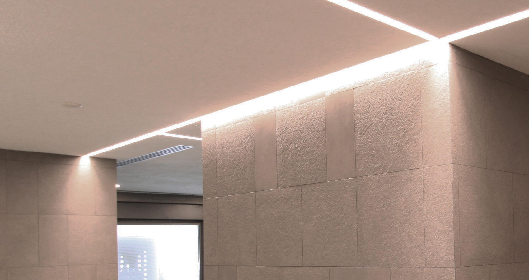 Particolare illuminazione zona SPA